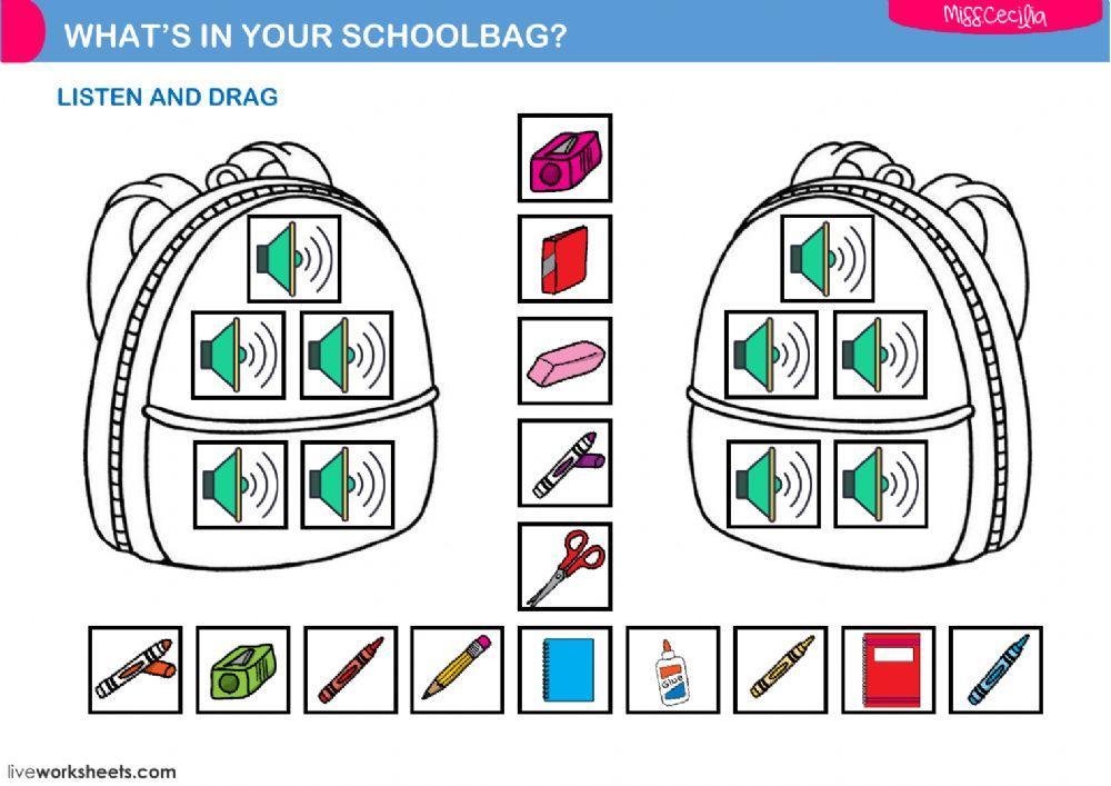 what's in my schoolbag?