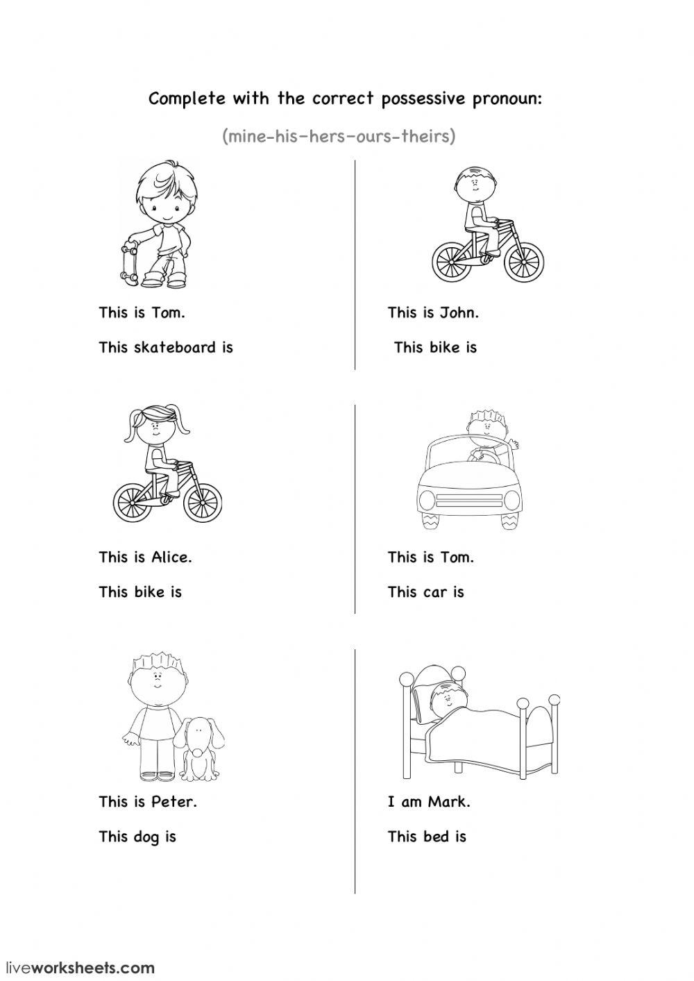 Possessive Pronouns Possessive Pronouns