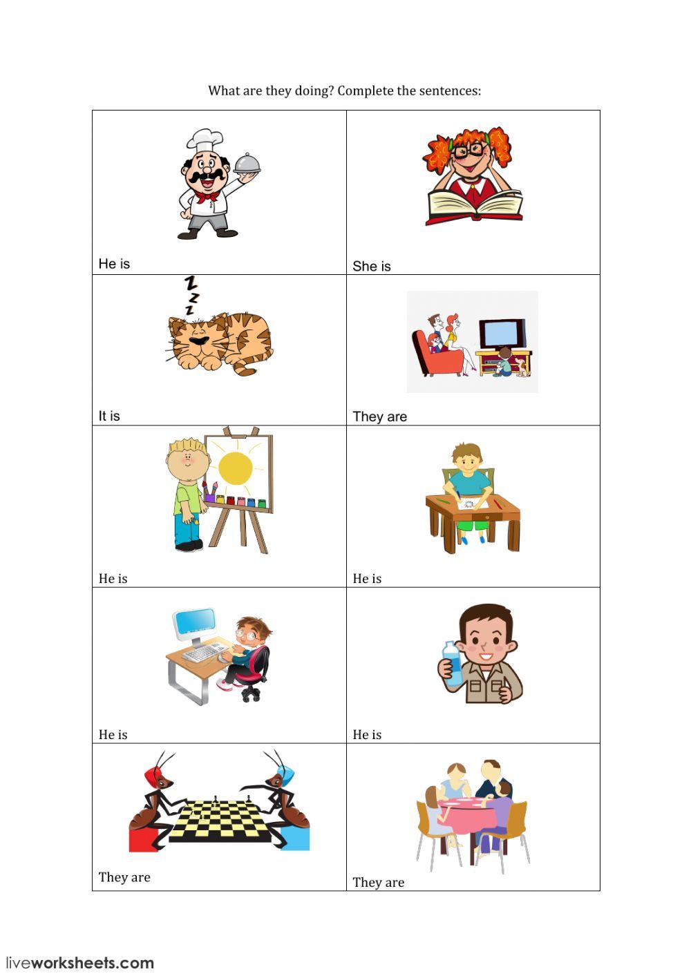 Present Continuous Present Continuous