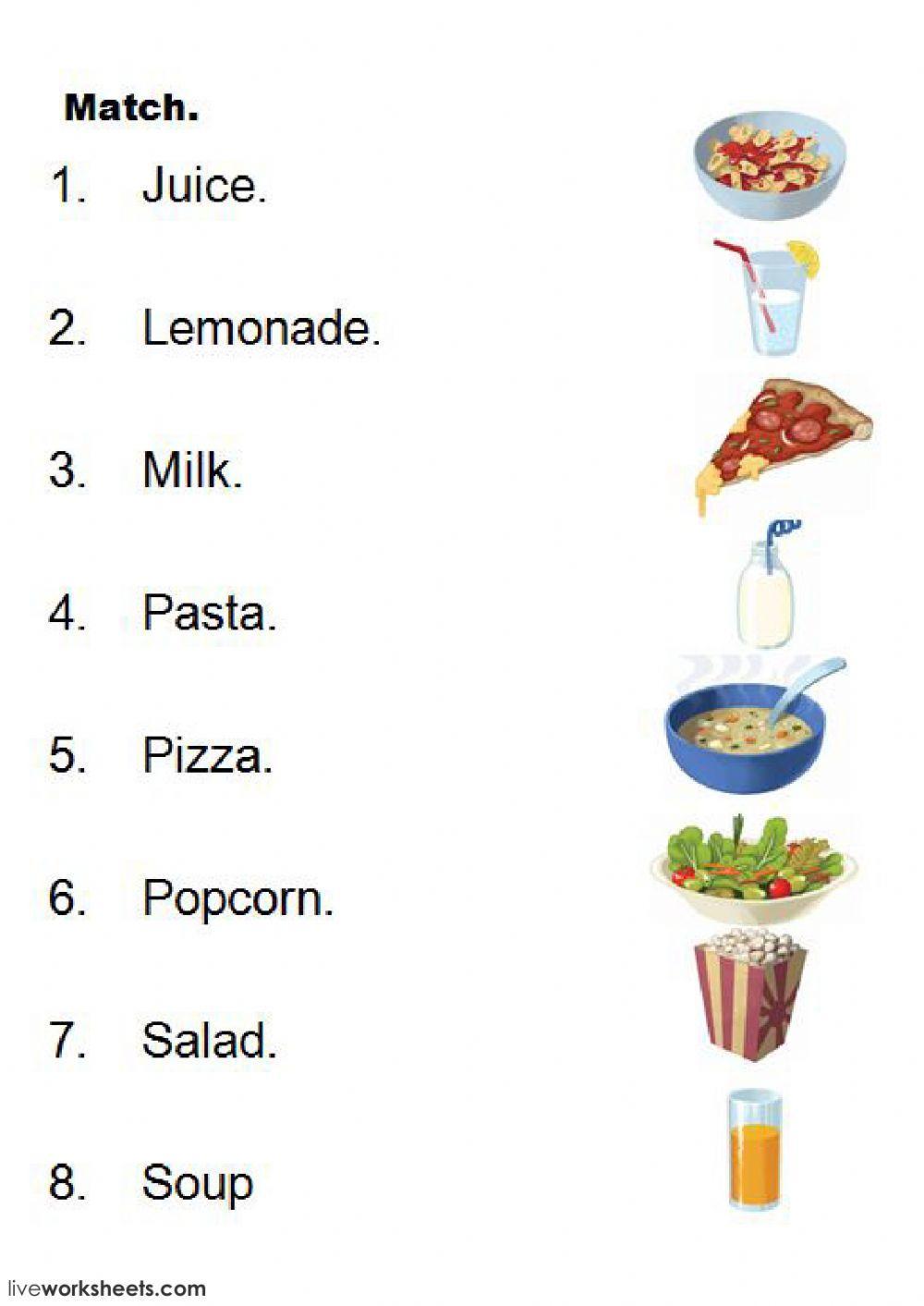 at the fair. Listen and match - match