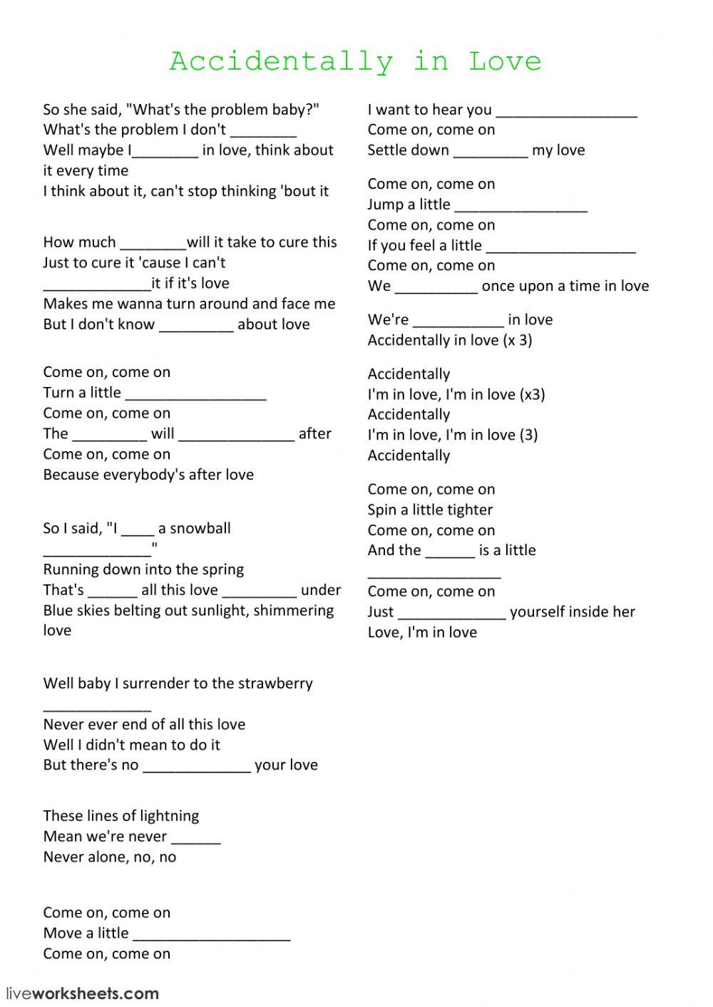 Accidentally in love