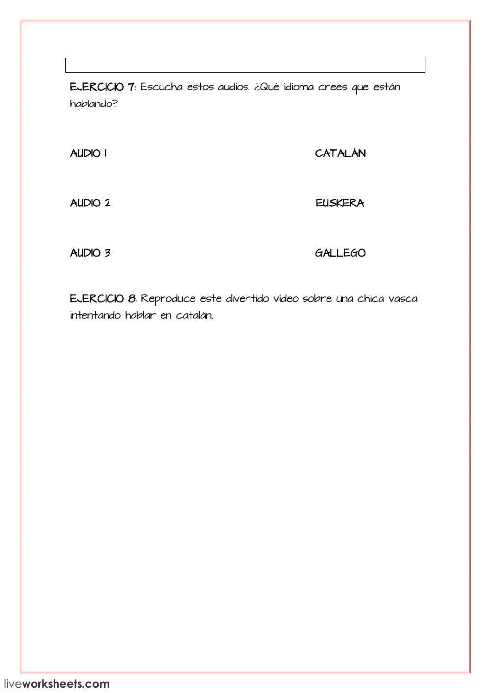 Las lenguas de España