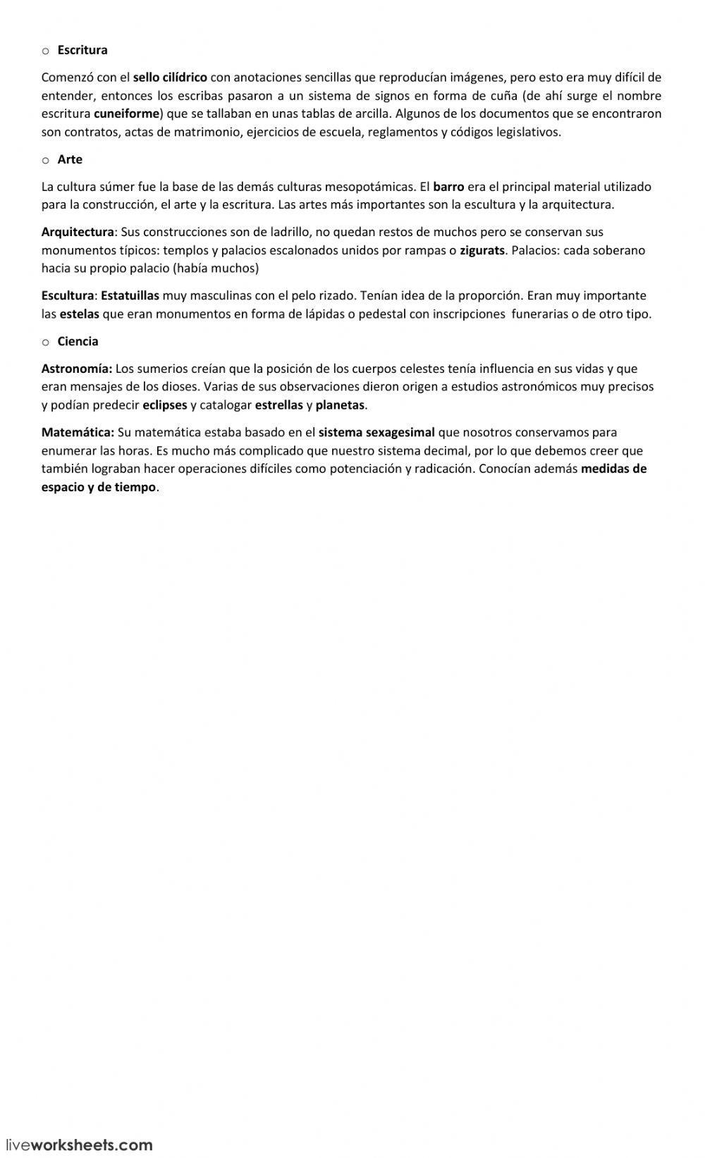 Mesopotamia asiática. Primeras civilizaciones