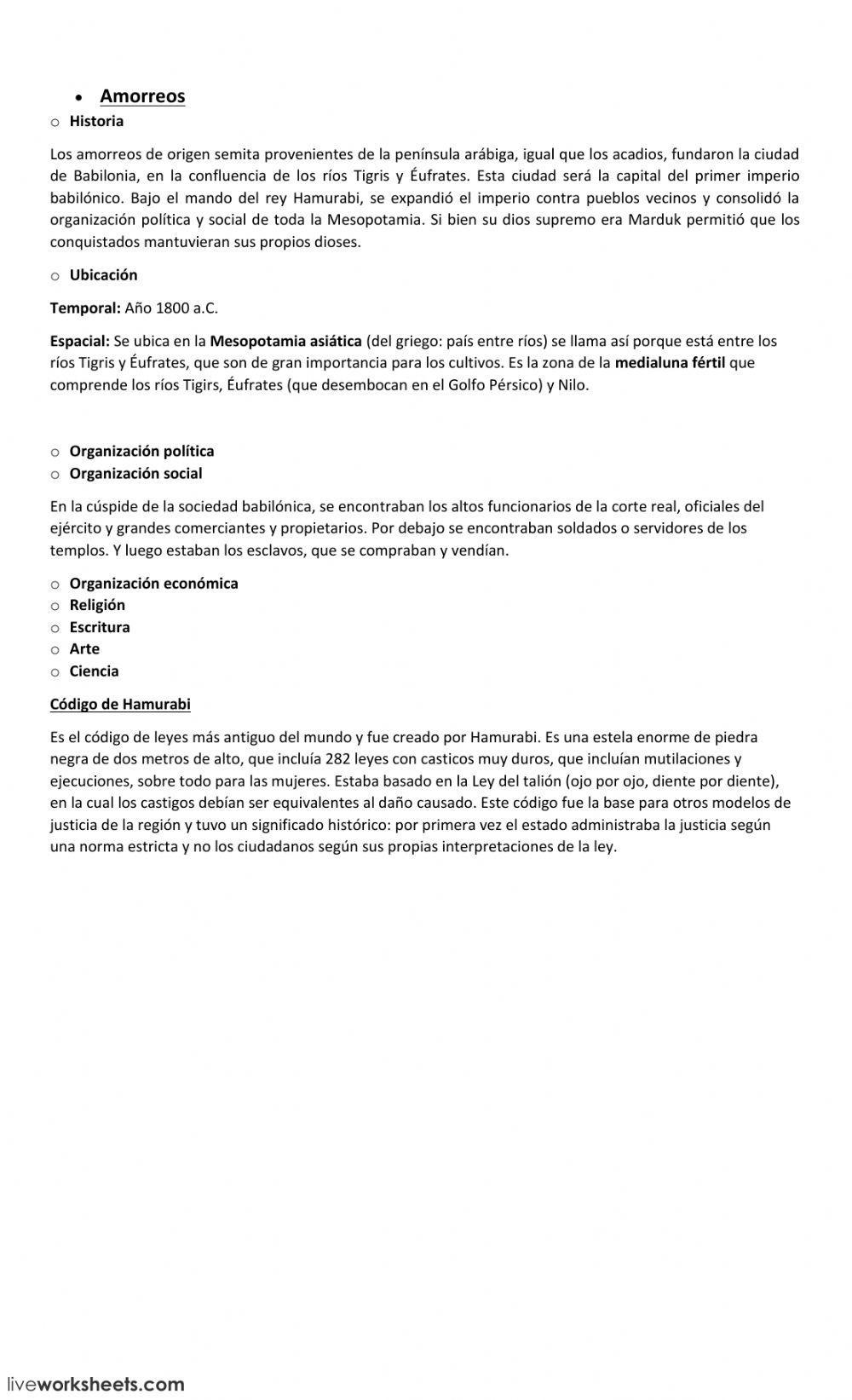 Mesopotamia asiática. Primeras civilizaciones