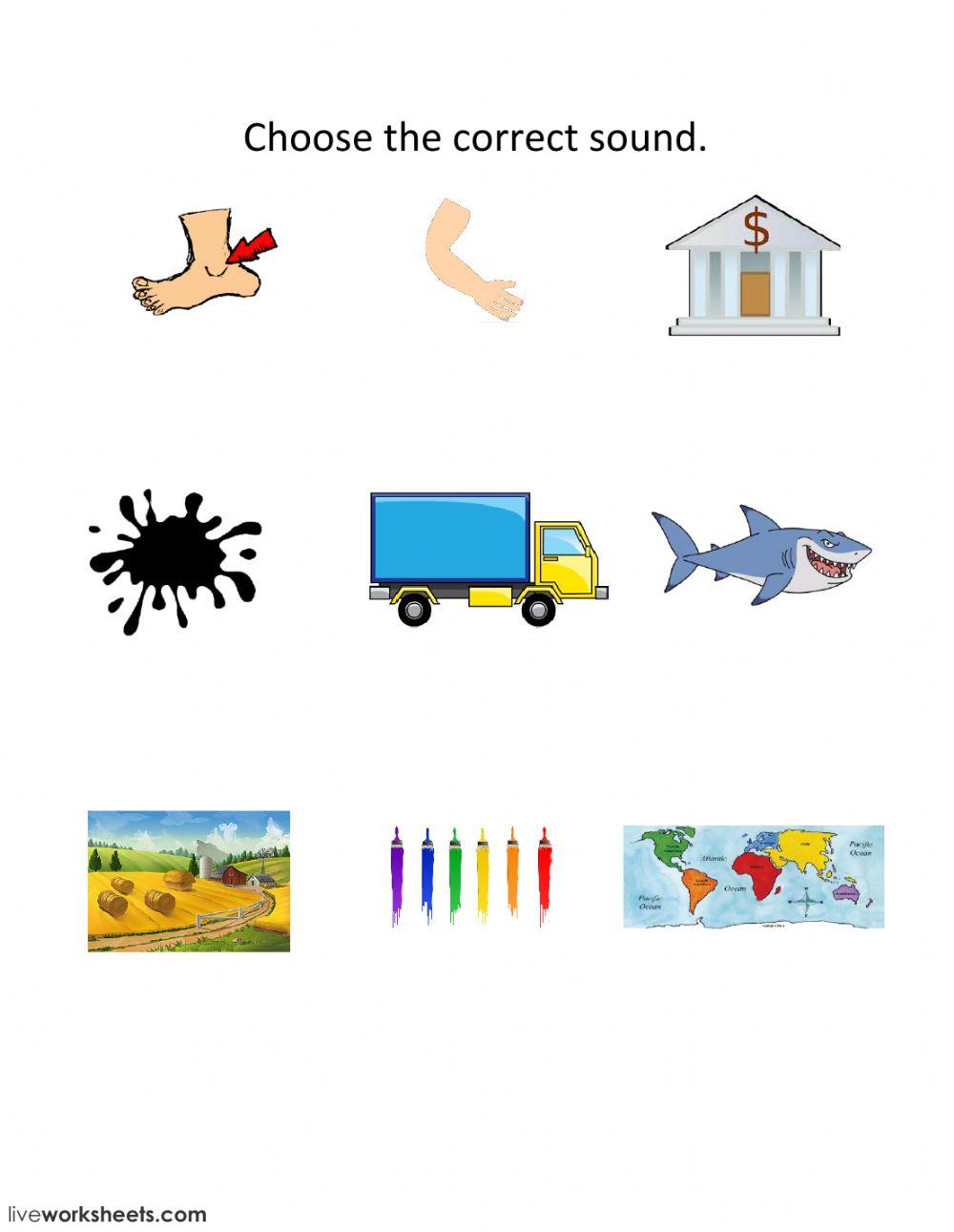 Choose the correct sound ɑ:-æ-ʌ