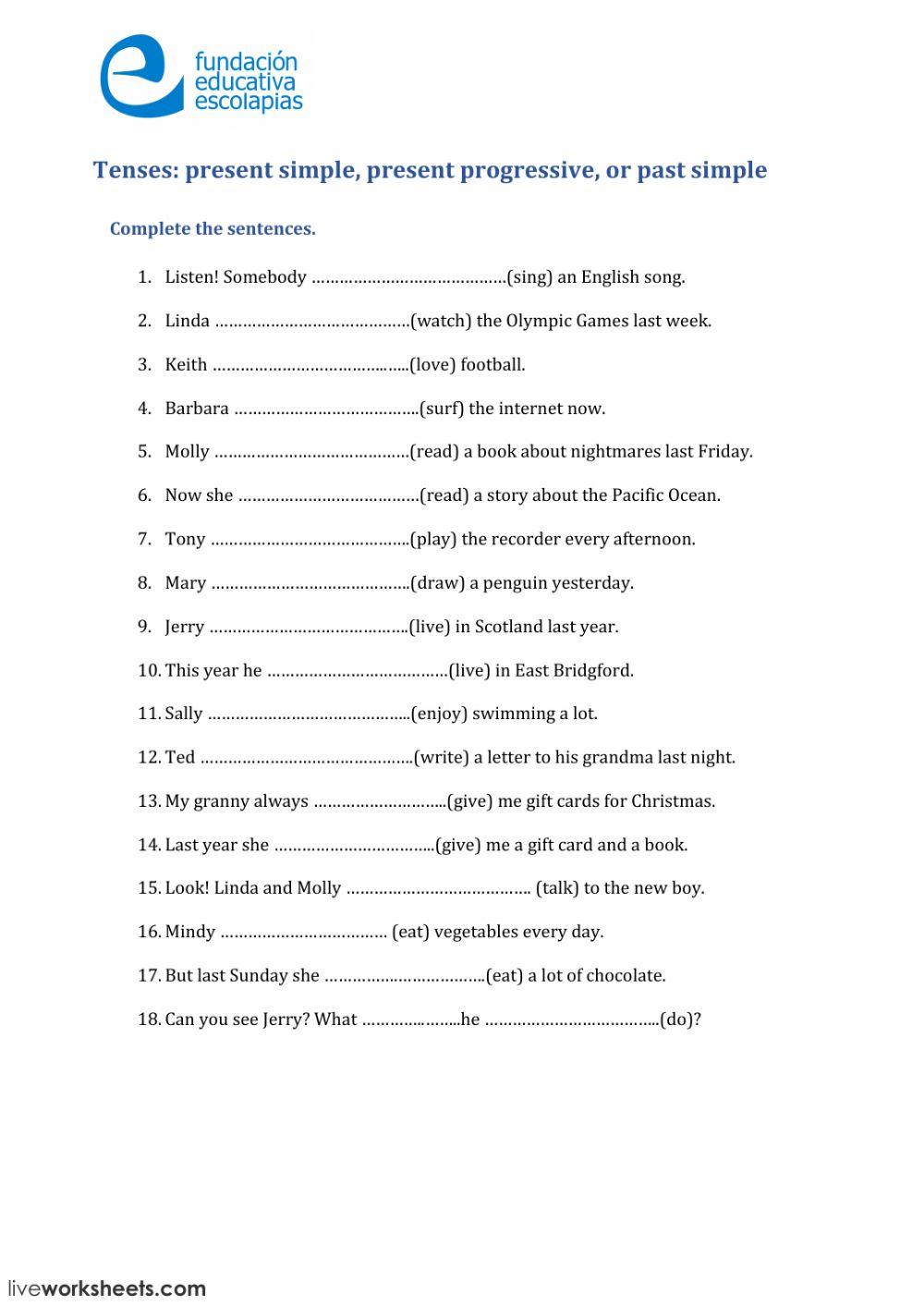 Present Continuous II