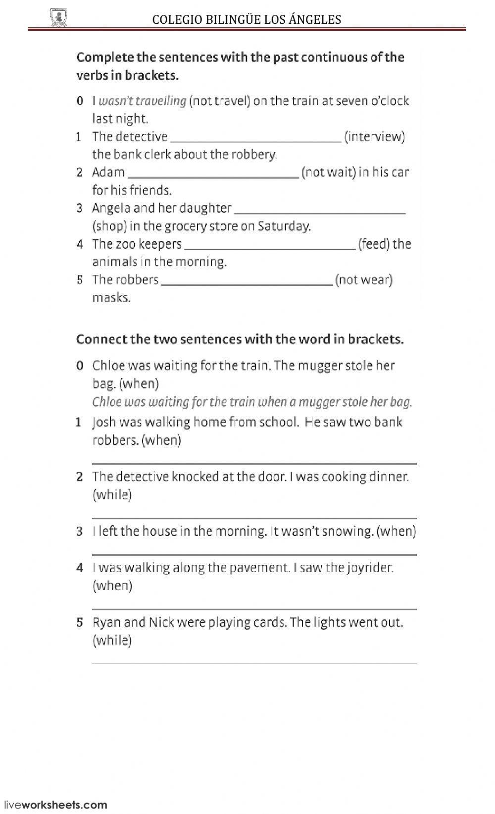 Pasado Continuo y Pasado Simple