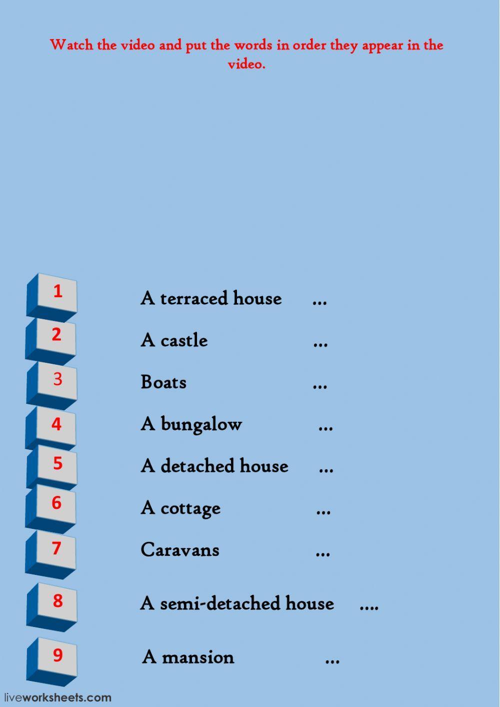 types of houses video