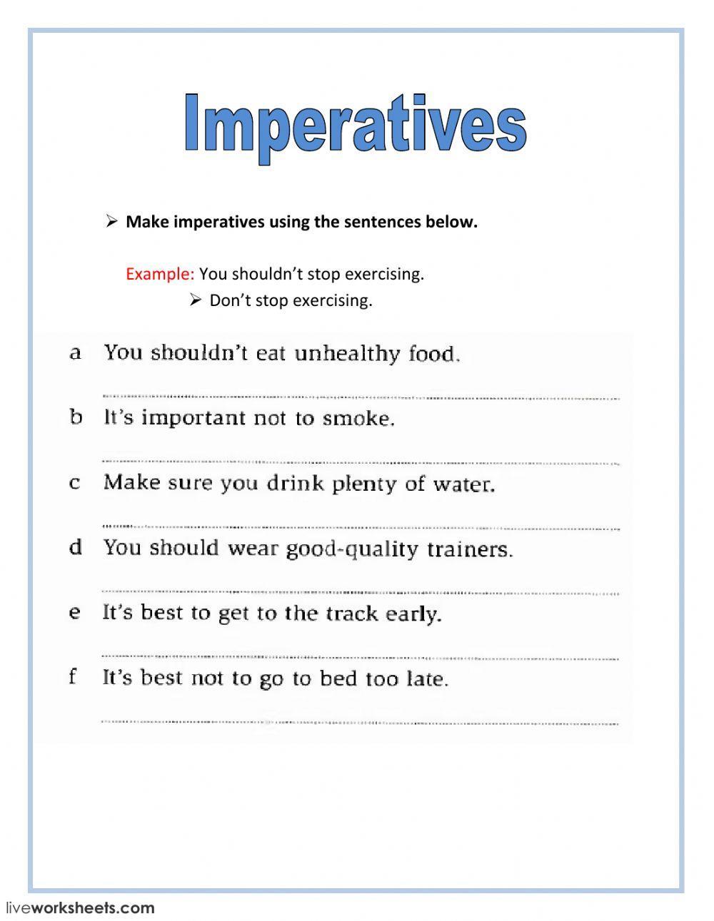 48079 Imperatives Farfour LiveWorksheets 48079-imperatives-farfour-liveworksheets