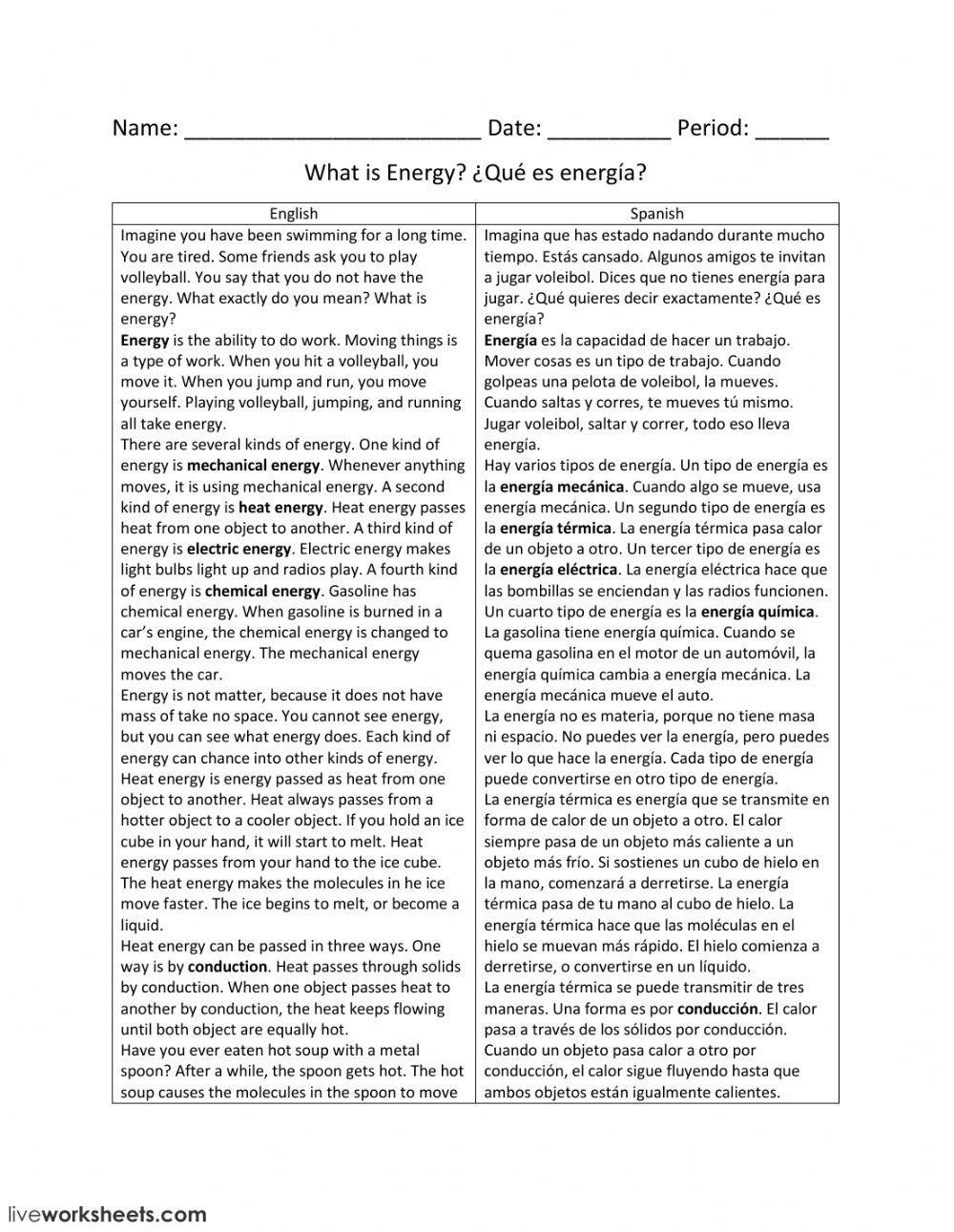 What Is Energy Diosdado Corrales Live Worksheets what-is-energy-diosdado-corrales-live-worksheets
