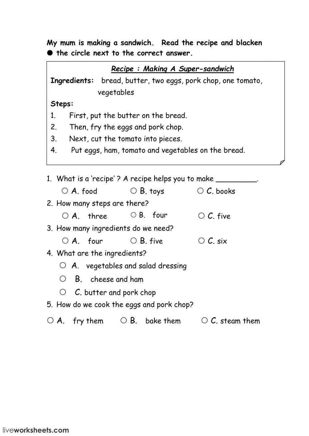 recipe-interactive-worksheet-live-worksheets