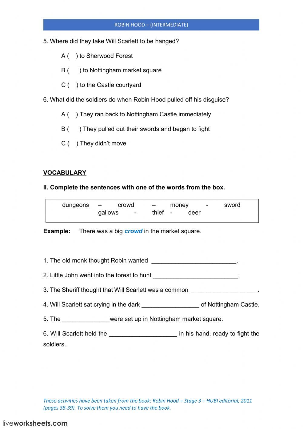 Robin Hood (Chapter 3) Robin Hood (Chapter 3)
