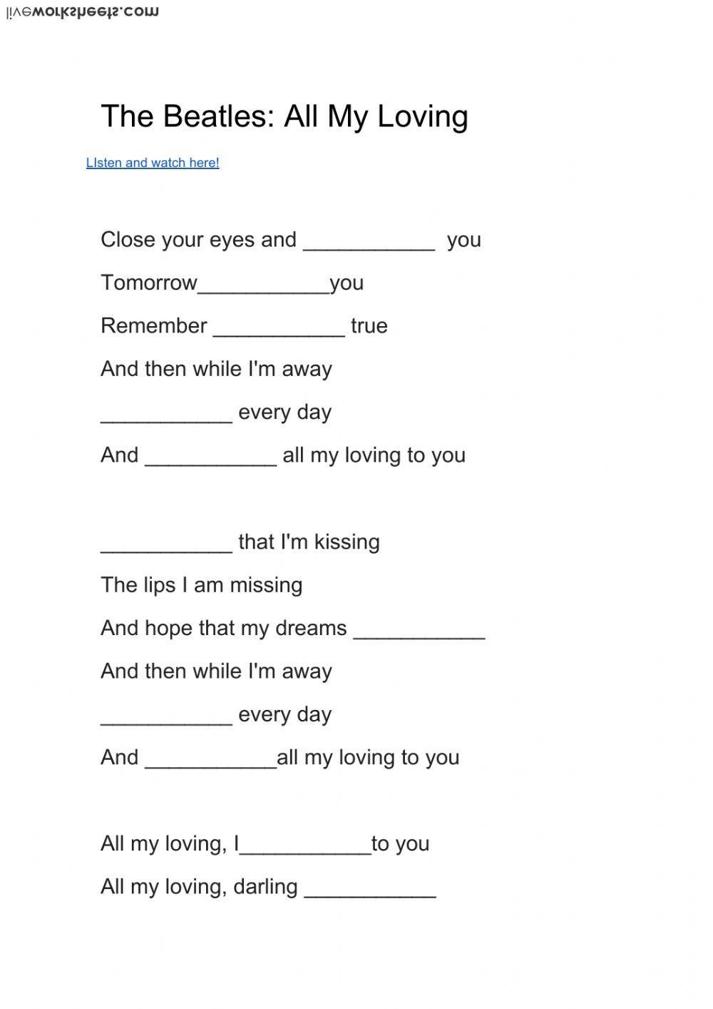 Future tense WILL: The Beatles