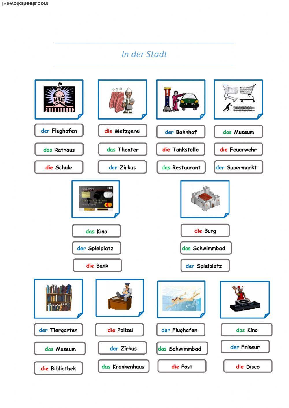 In der Stadt : Gebaüde