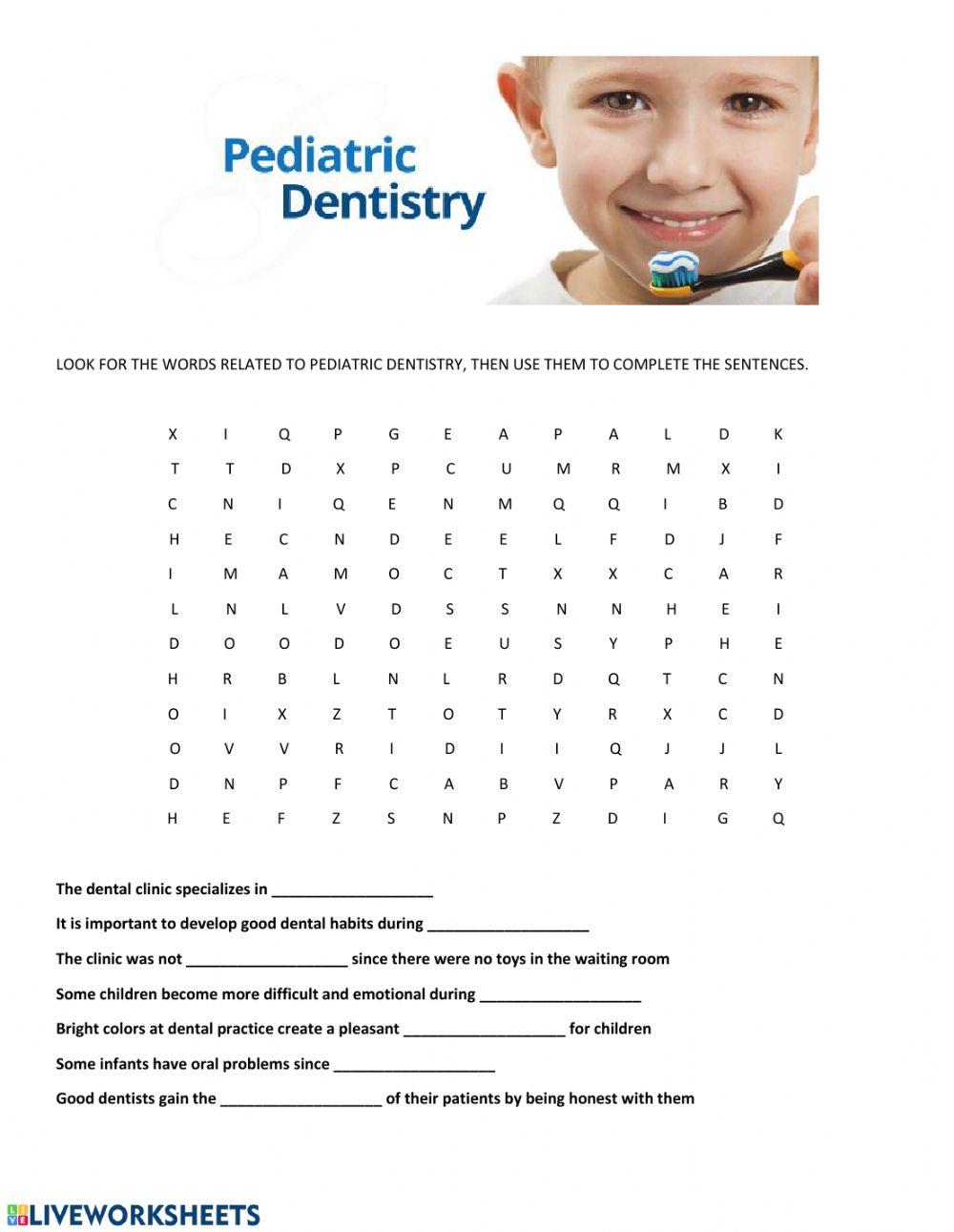 Pediatric dentistry