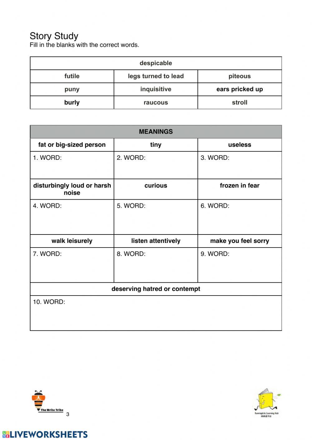 P 5-6 online revision (Week 1 )