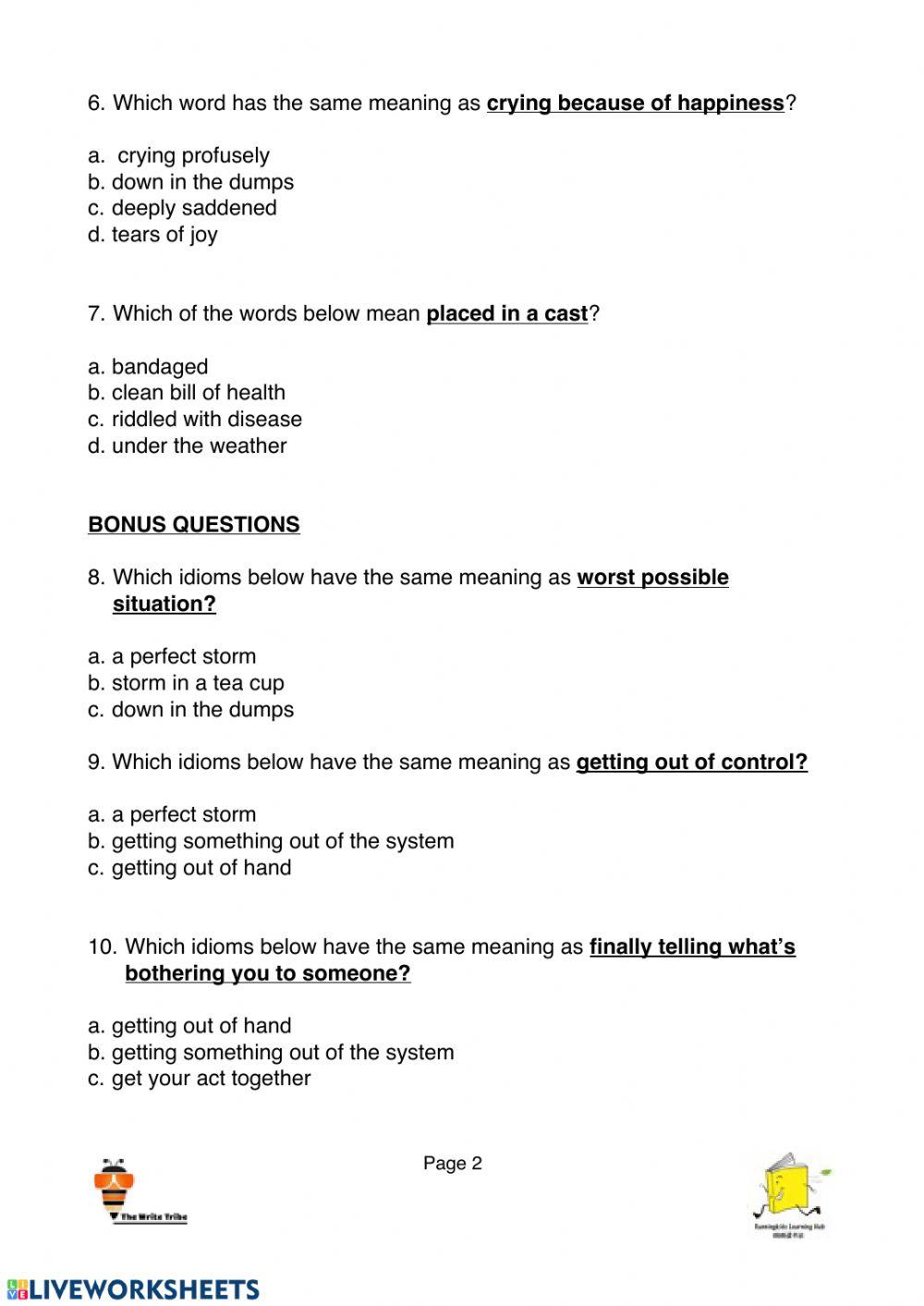 Week 14 English Mastery P1