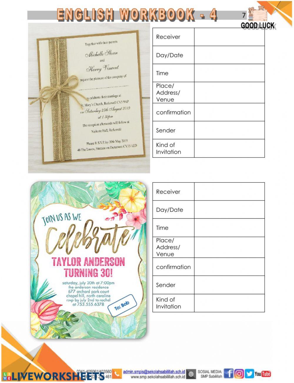 Invitation Invitation