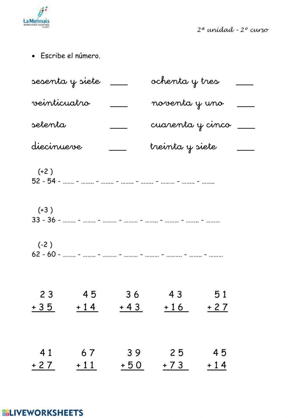 Tema 2.2 - 2 primaria