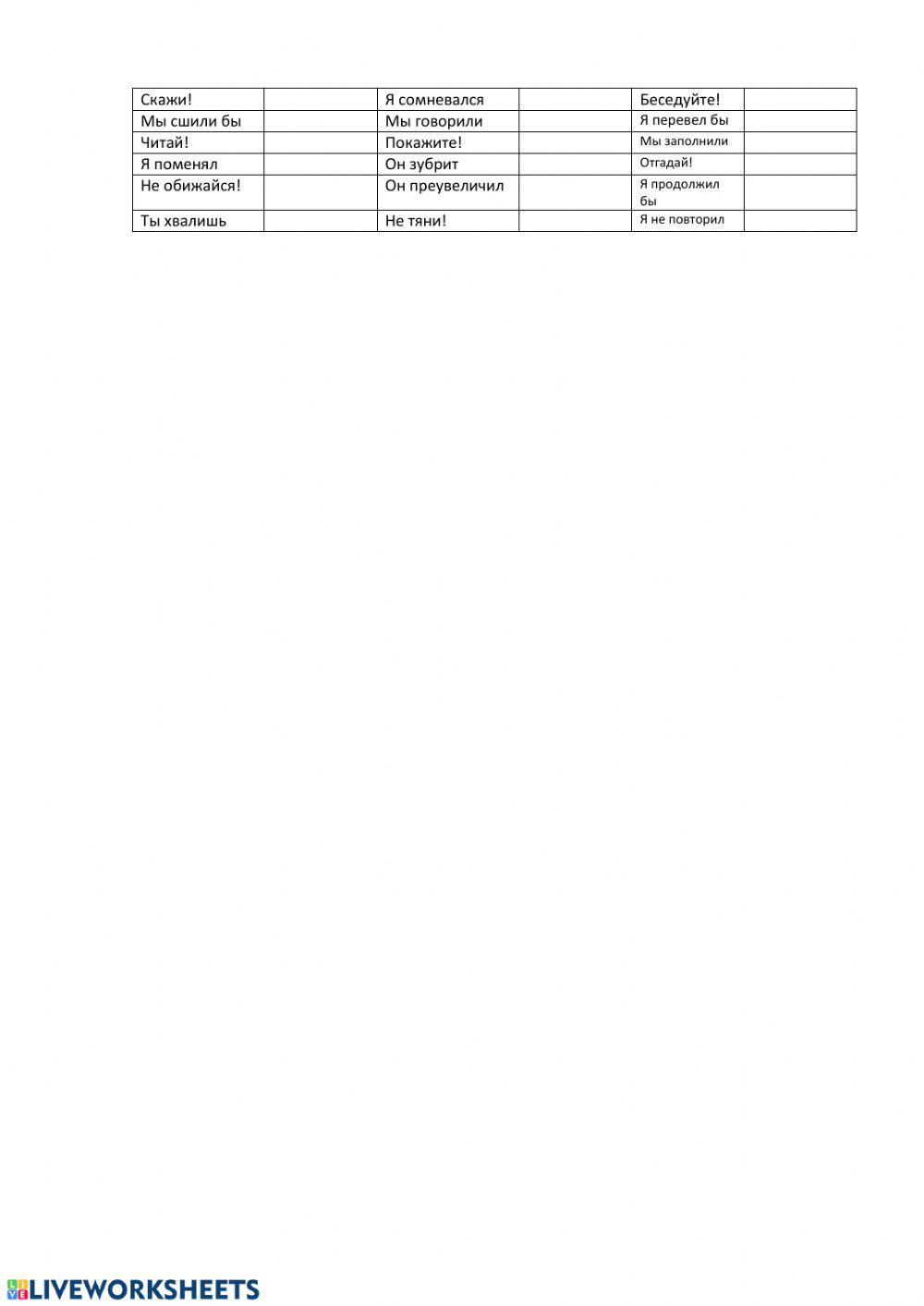 Tegusõna vormid 7.klass