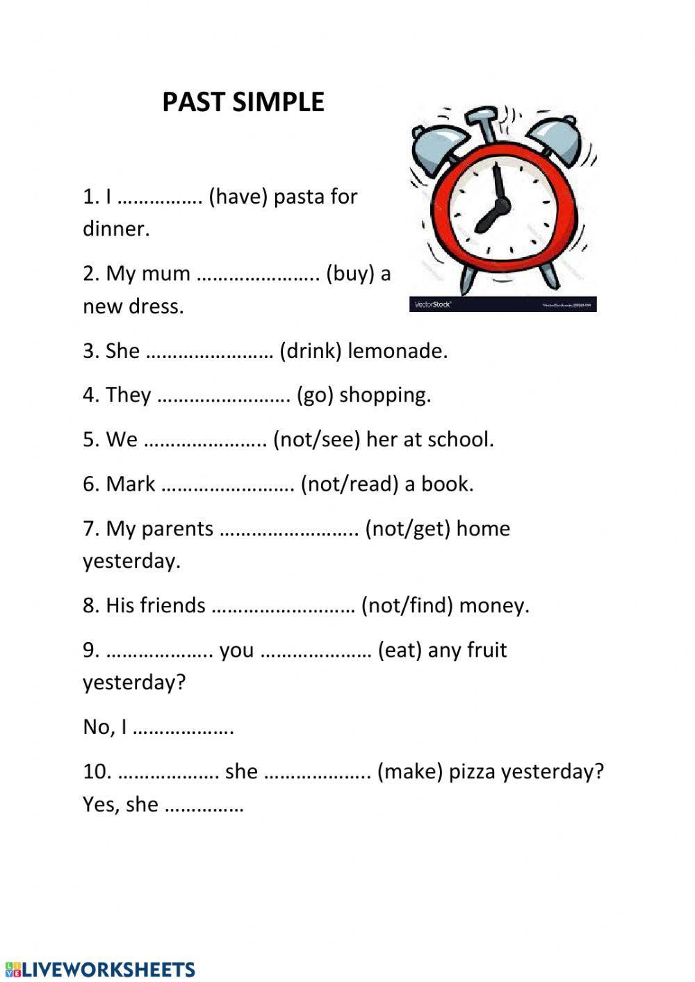 past-simple-free-exercise-live-worksheets