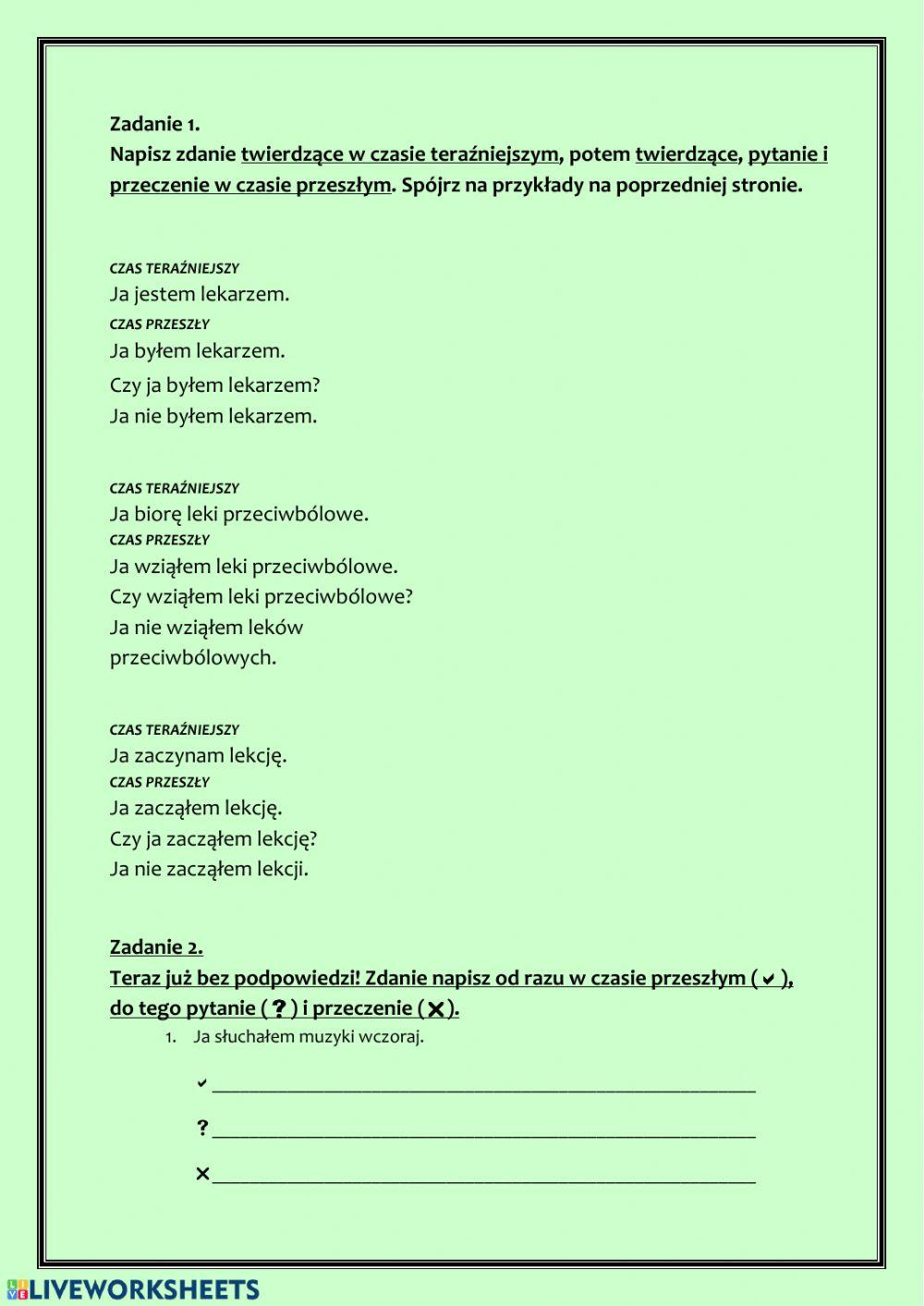 Team Up- Unit 1 - Past Simple