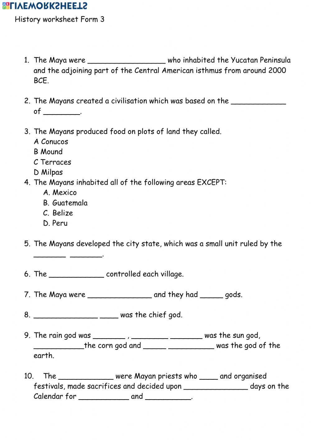 History form 3 - The indigenous people of the Caribbean Region