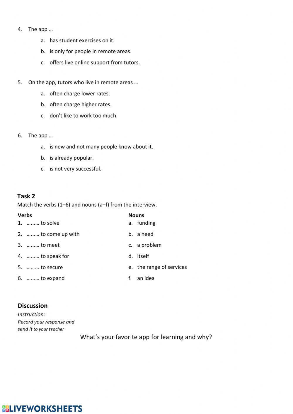 Listening Practice - A business Interview