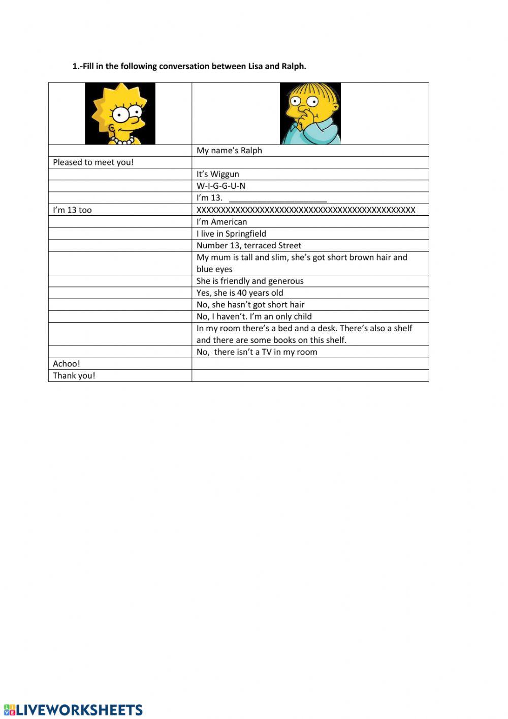 Basic questions worksheet | Live Worksheets
