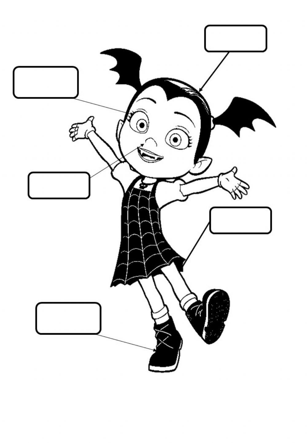 Vampirina Parts of the Body