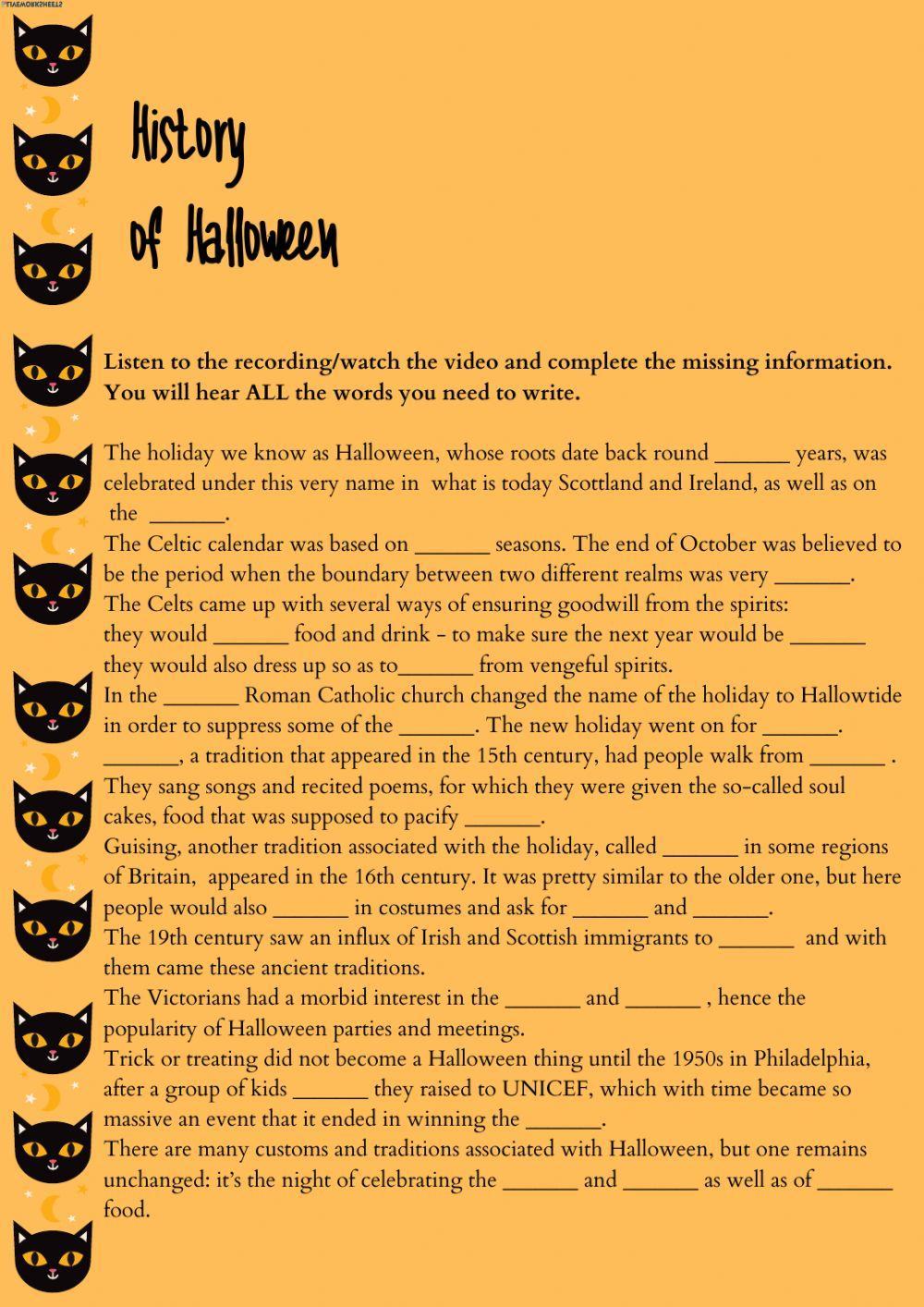 History of Halloween