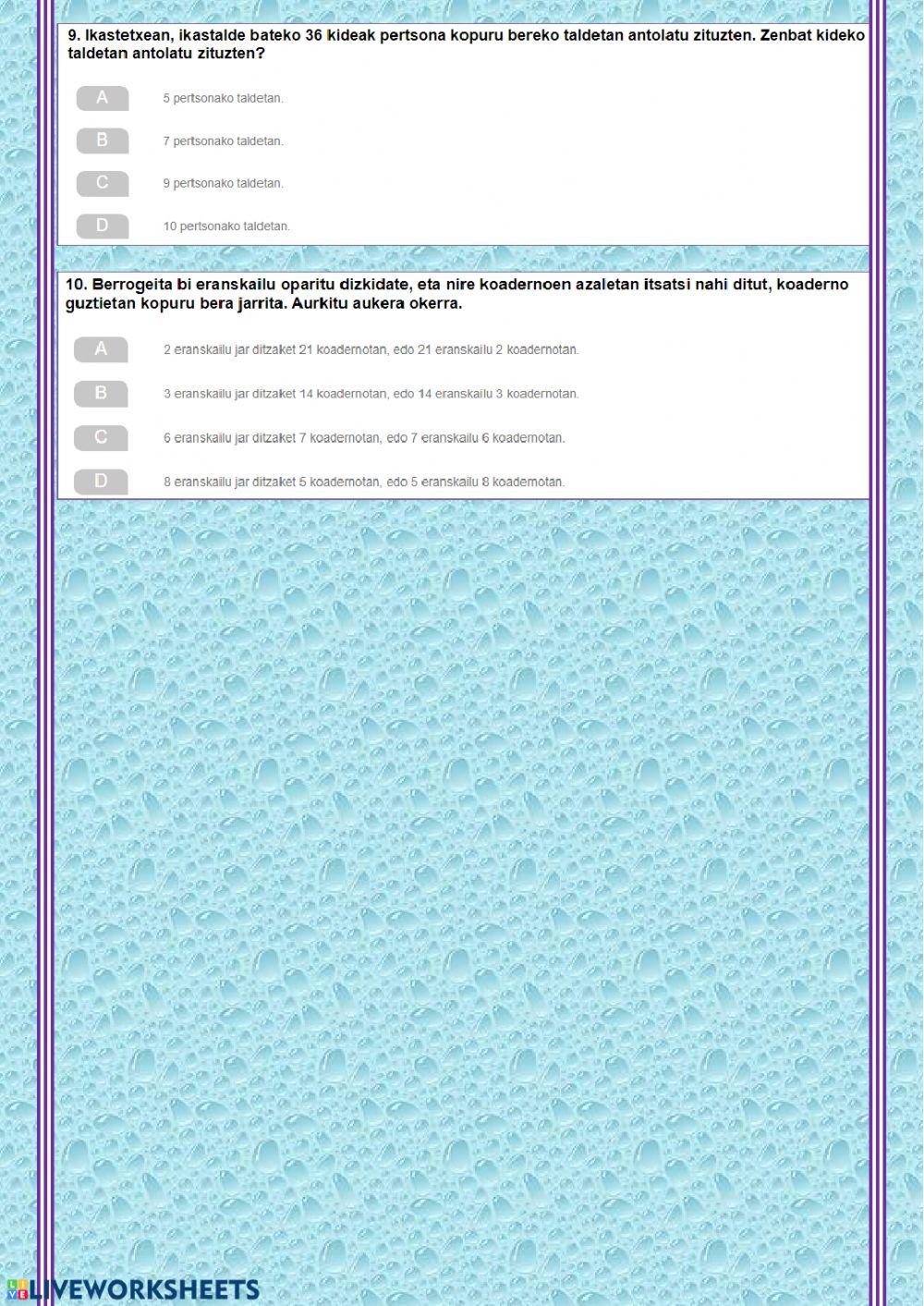 Nire aurrerapena 3 Nire aurrerapena 3