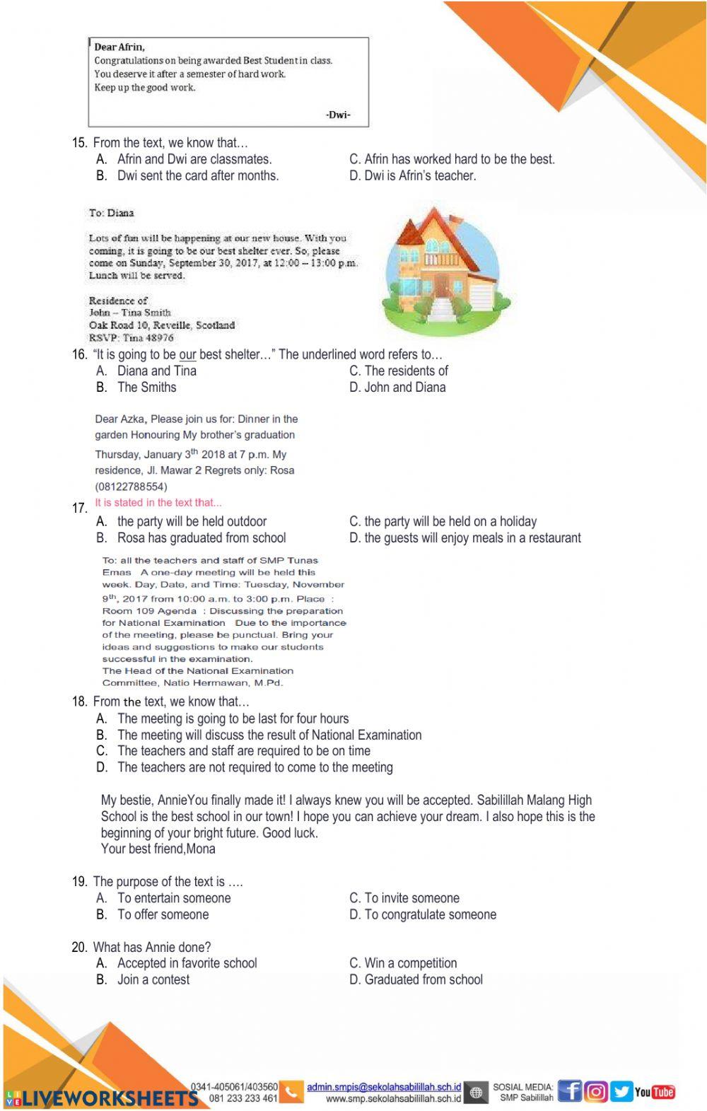 Imperative-suggestion-invitation-greeting card Imperative-suggestion-invitation-greeting card