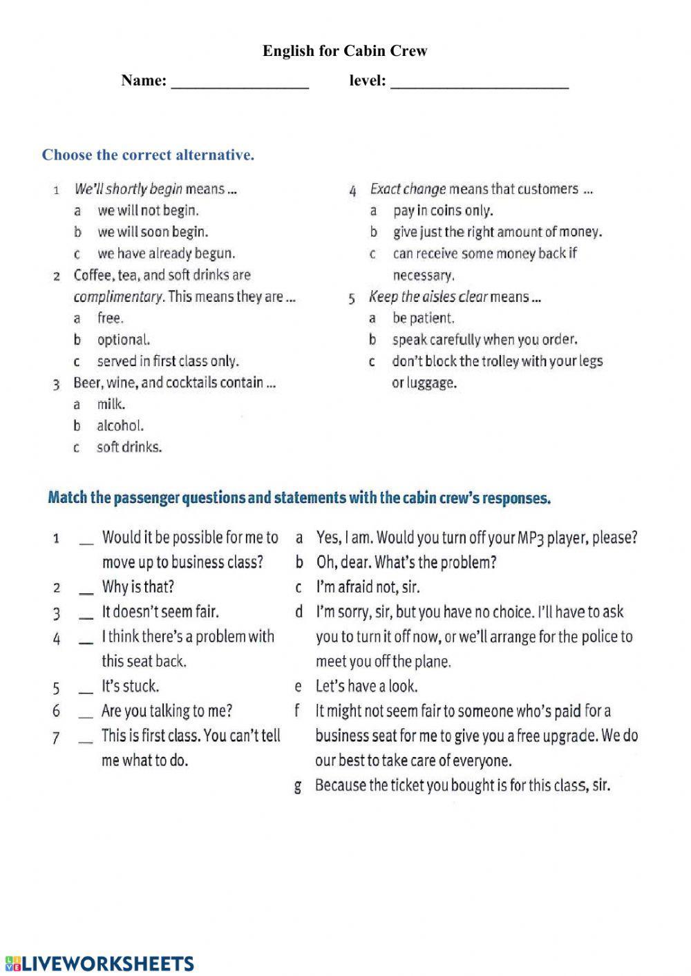 Aeronautics conversation