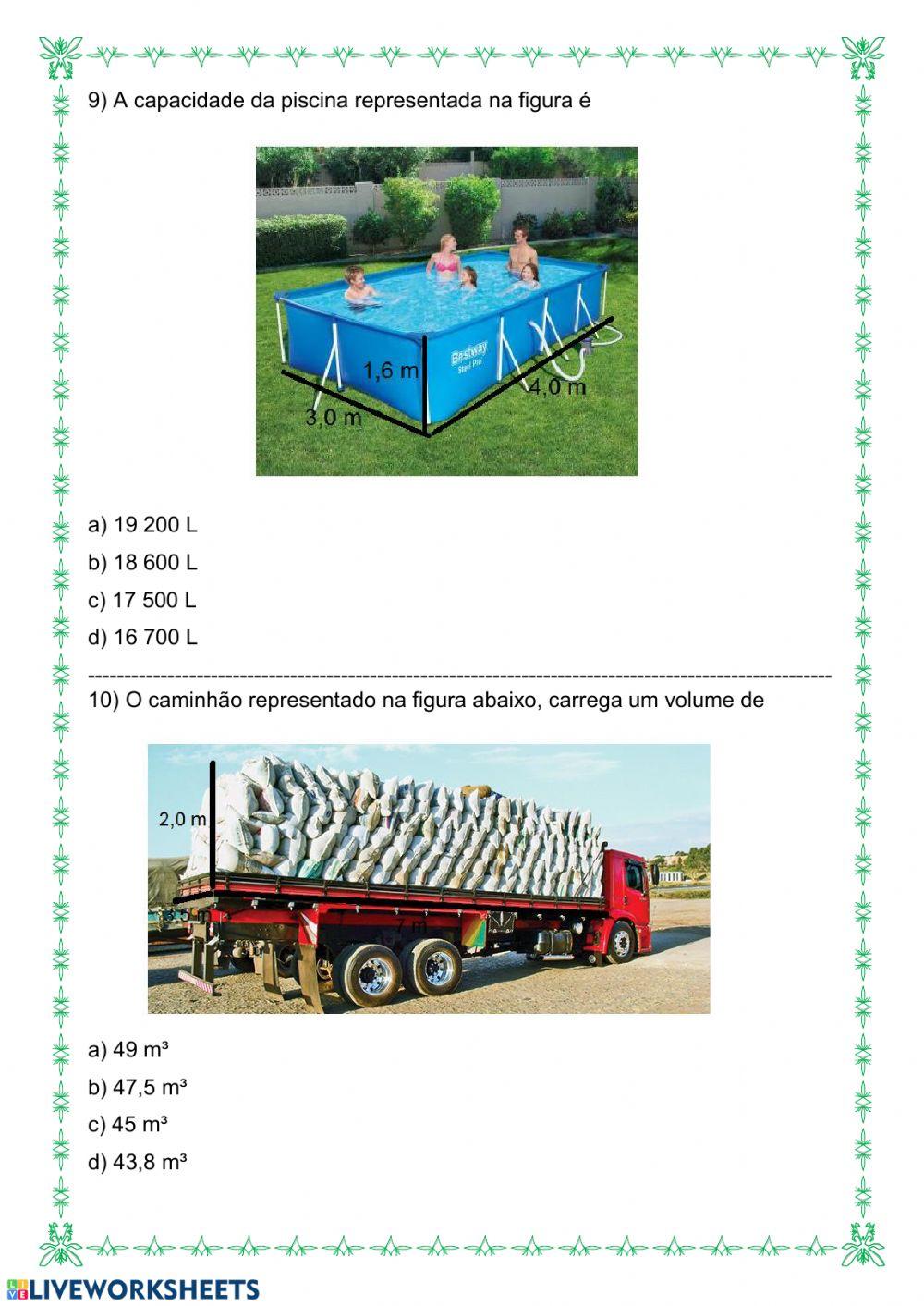 Atividades de matemática 6º ano - Sala Google