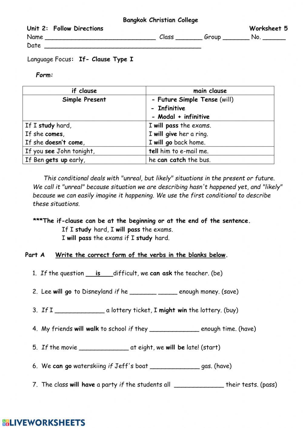 Unit 2: Follow Direction 4