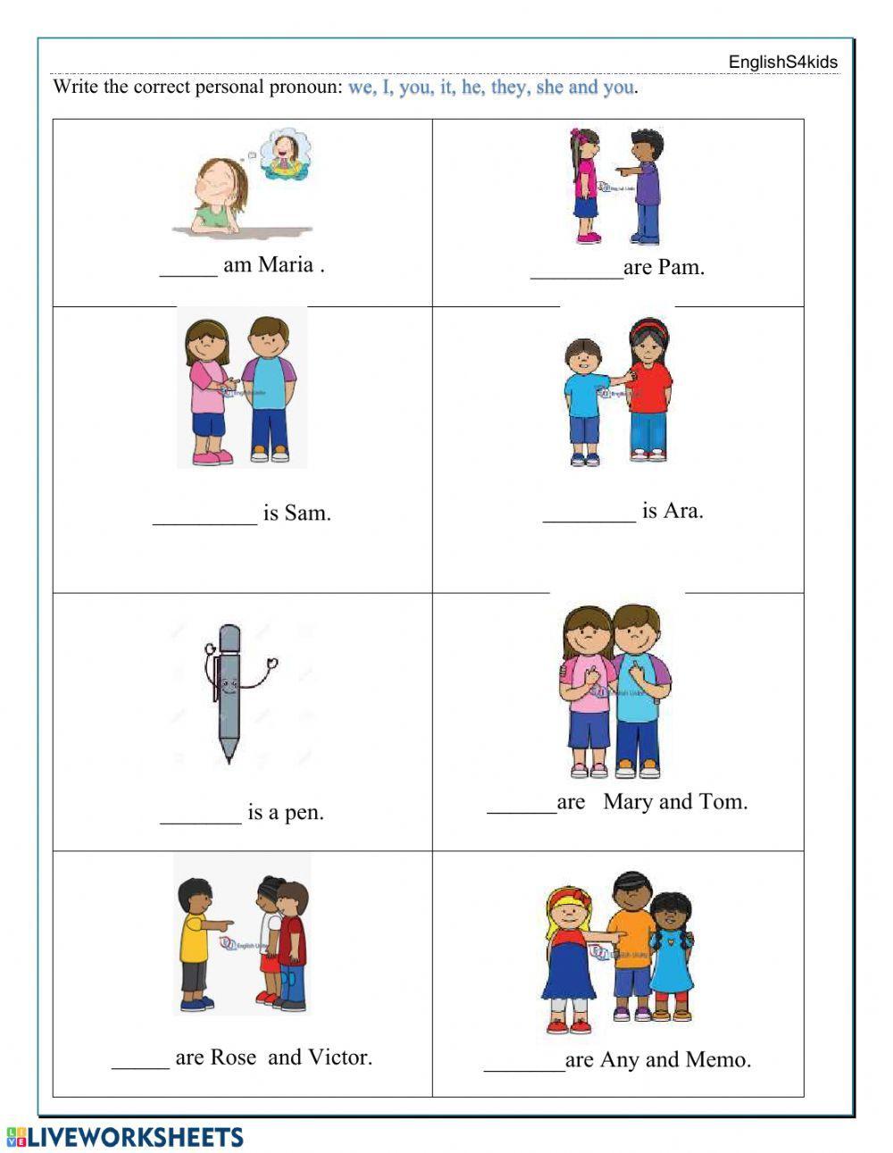 Personal Pronouns