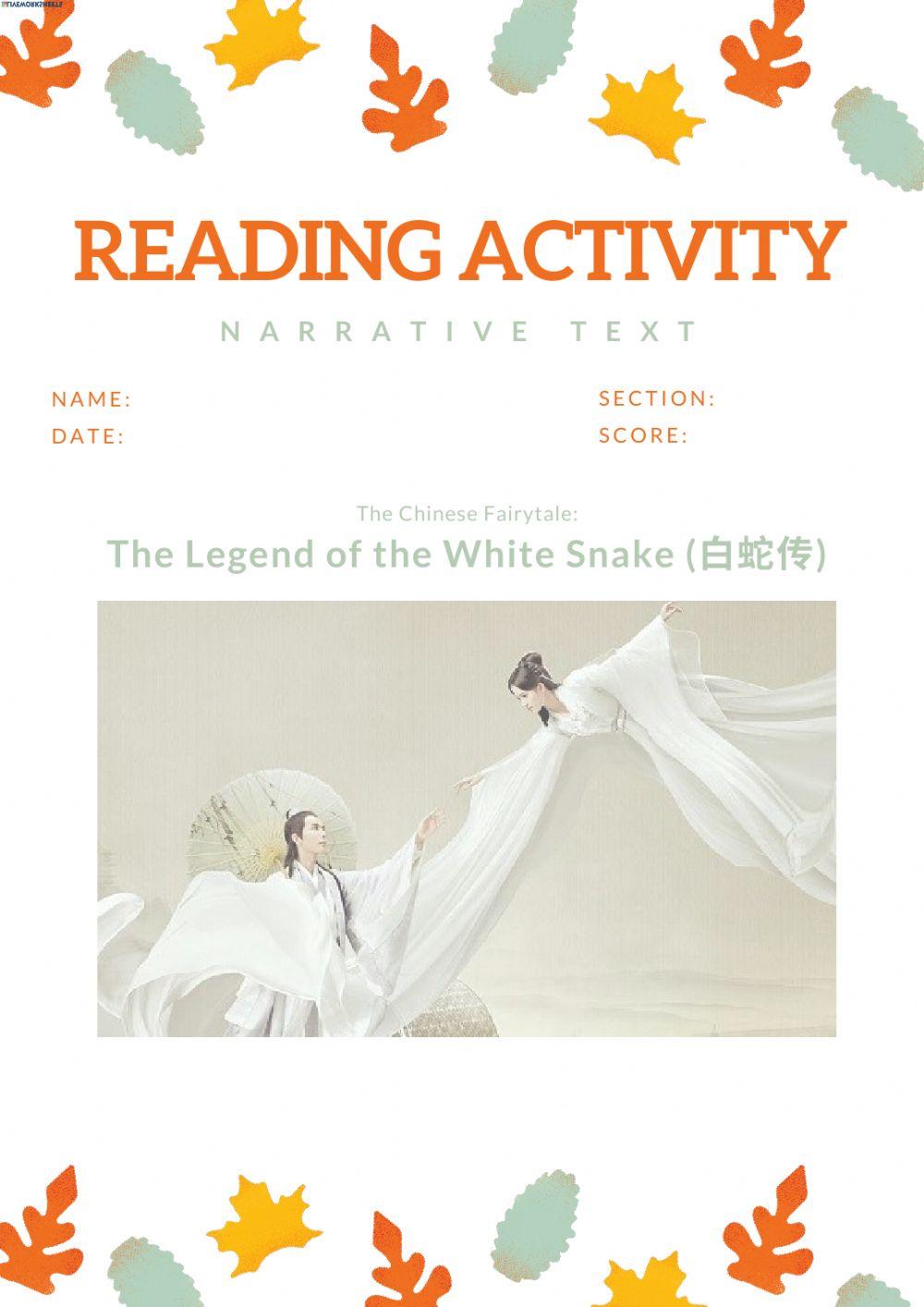 Reading Activity: Narrative Text