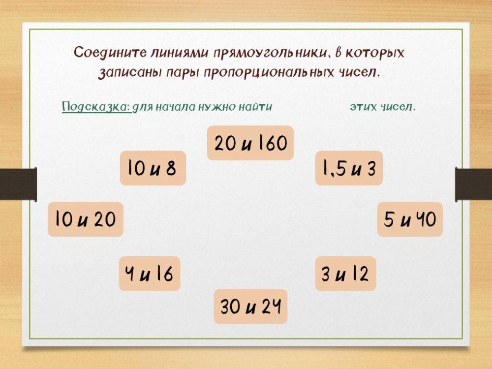 Отношение величин - 2