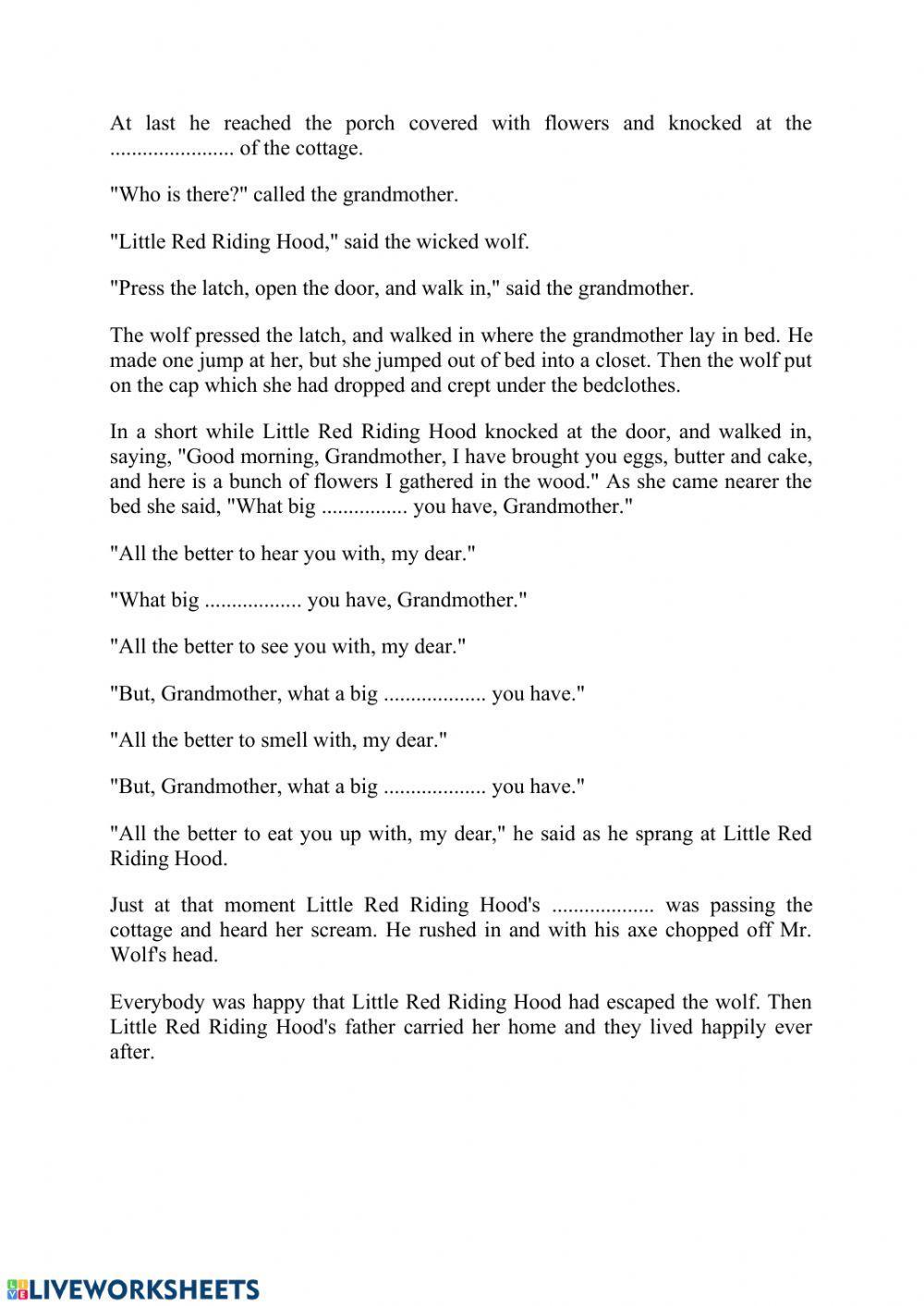 Little Red Riding Hood