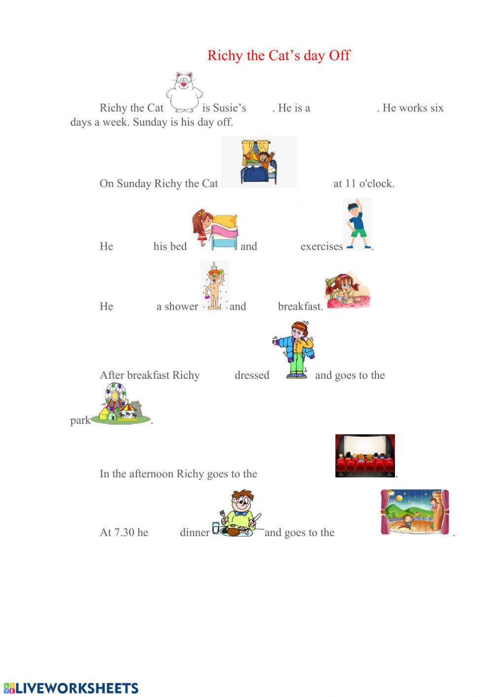 Richy the Cat's Day Off