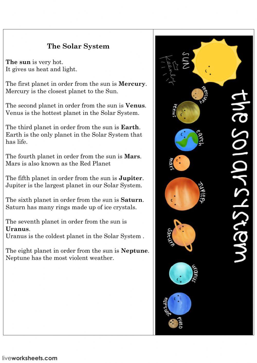 Solar System задания. The Solar System задания на английском. Солнечная система на английском языке. Планеты солнечной системы задания.