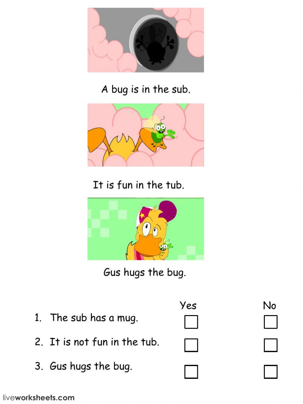 Gus the Duck Easy Reading