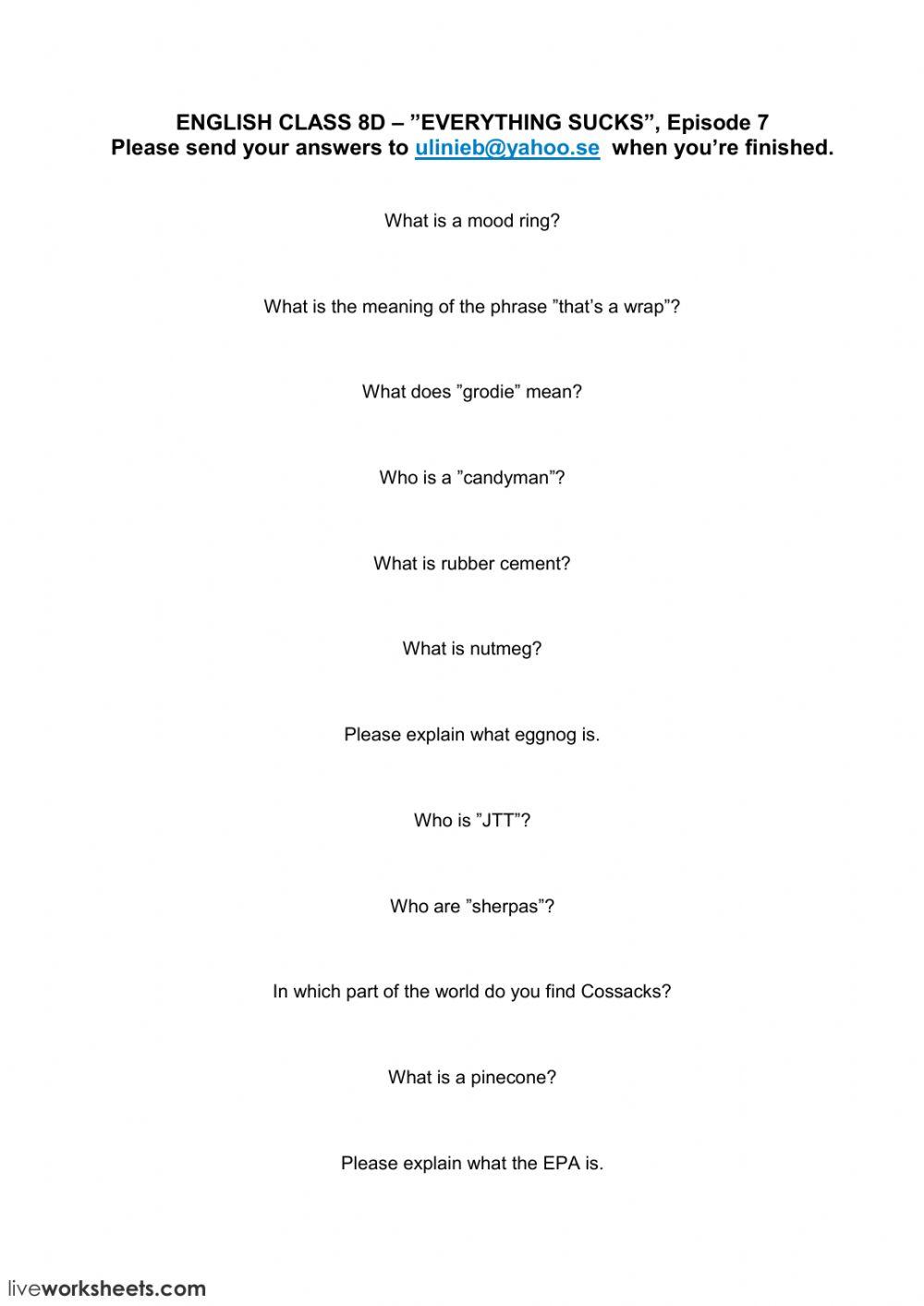 Everything Sucks Ep 7