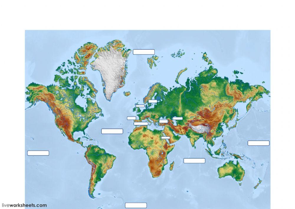 Ozeanoak eta itsaso batzuk