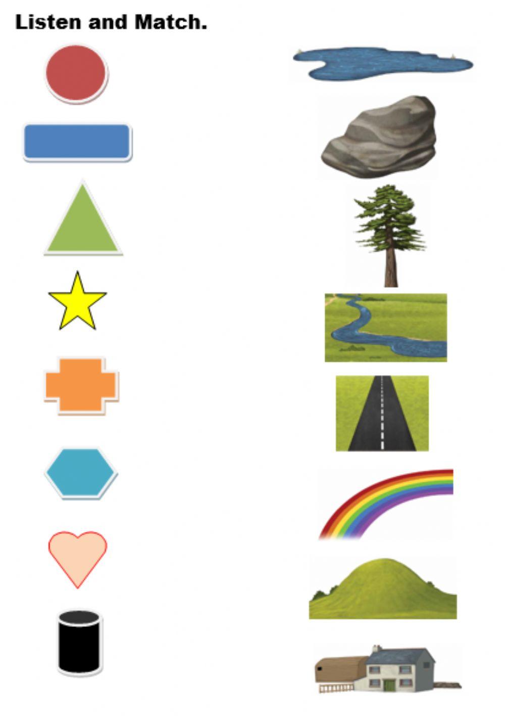 Countryside. Listen and match.