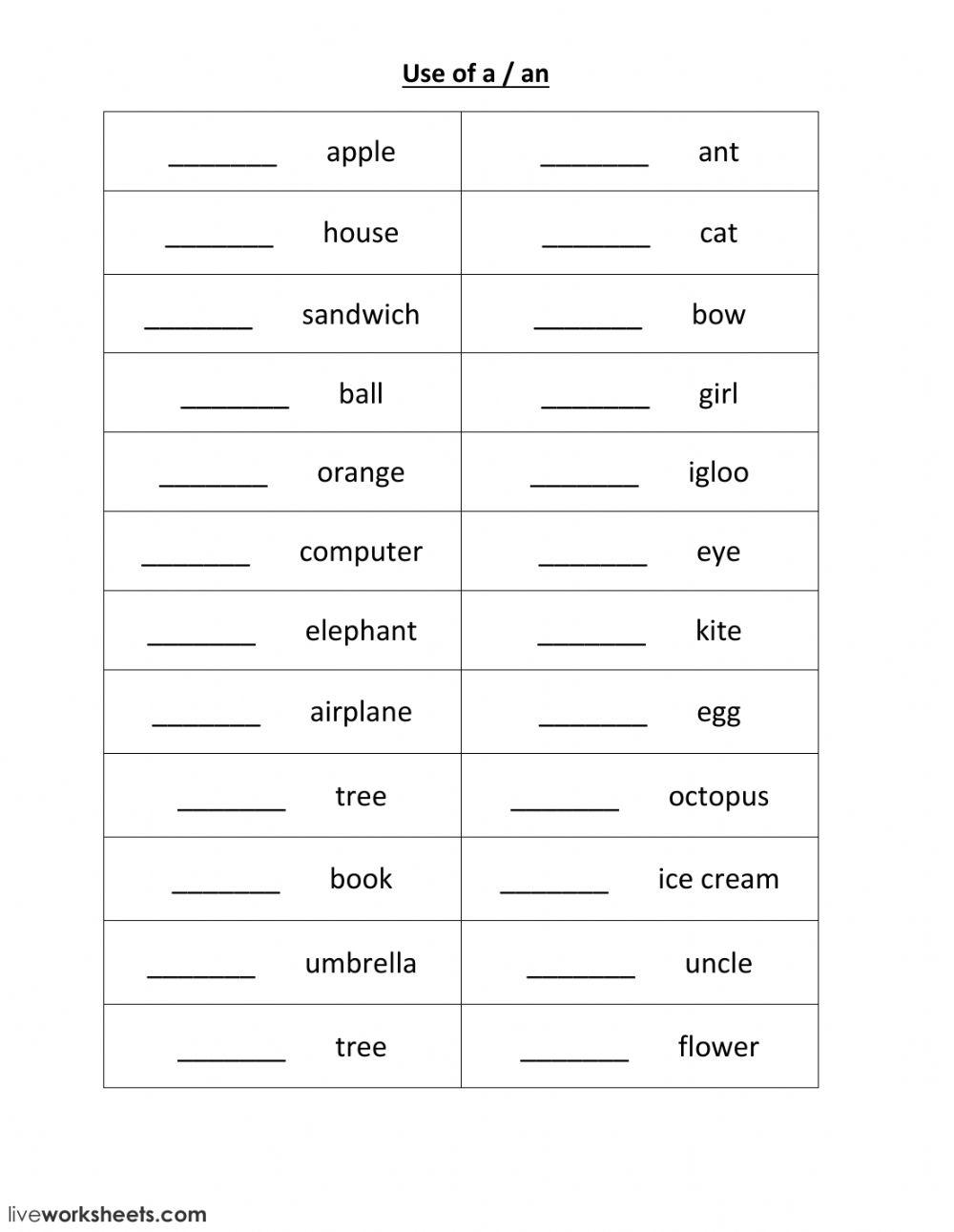 Kindergarden Worksheets worksheet Live Worksheets
