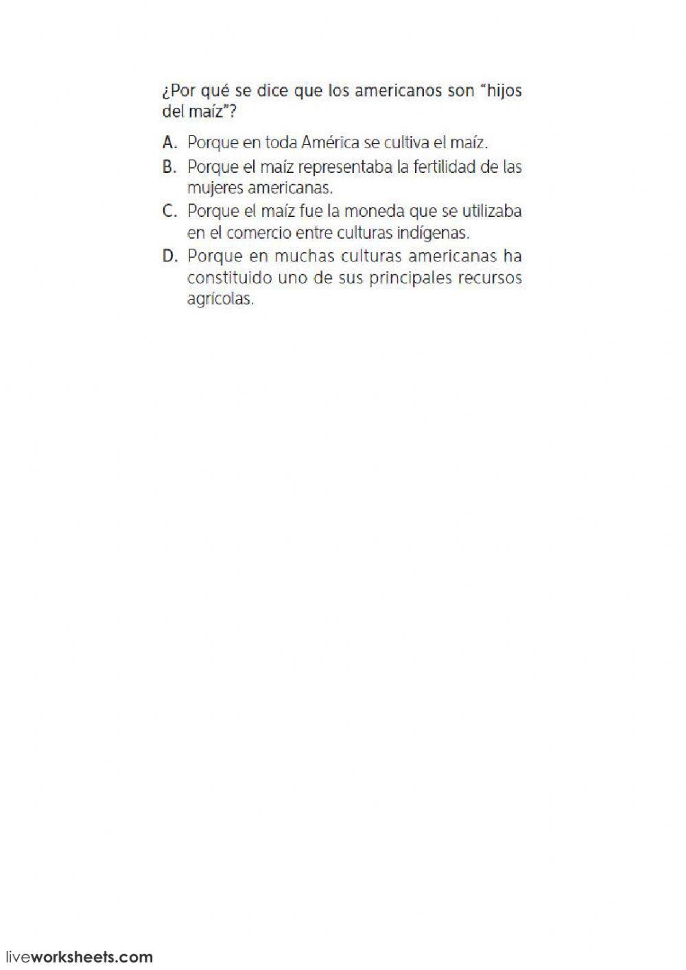 Herencia pueblos precolombinos.