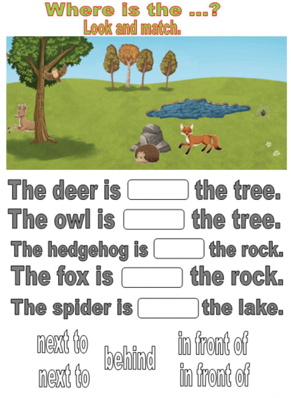 Countryside. Drag and drop.