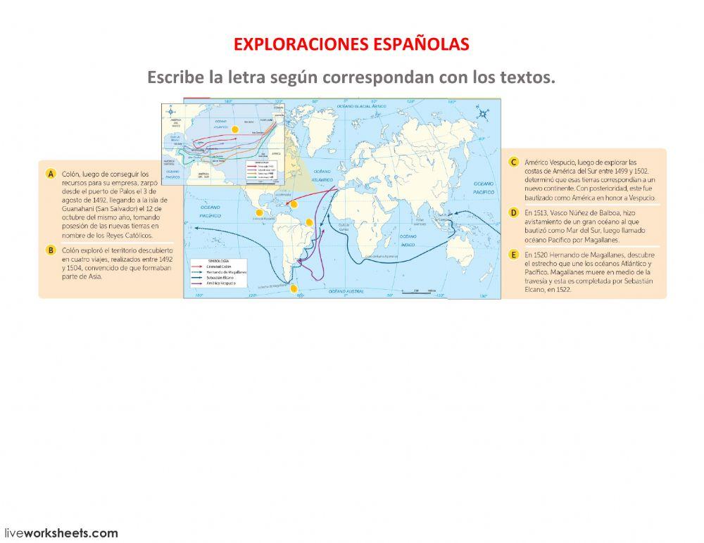 Exploraciones españolas